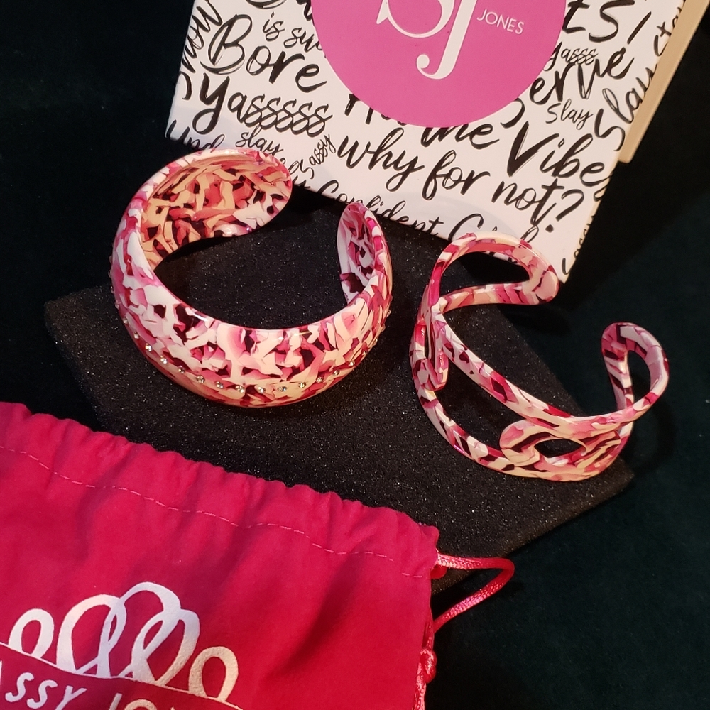 Sassy Jones Zaria Crystal Bangle